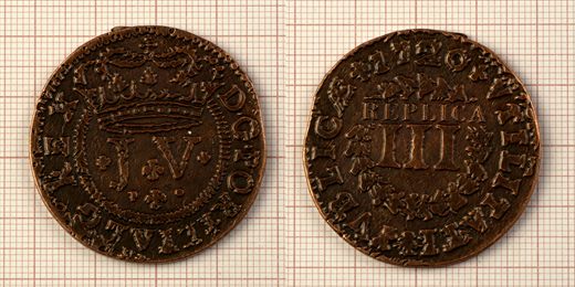 Moeda 31 - III Reis 1720