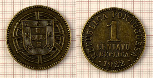 Moeda 52 - 1 centavo 1922