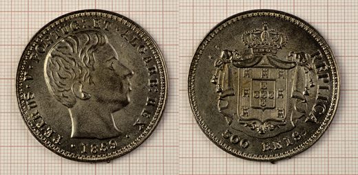 Moeda 56 - 500 Reis 1859