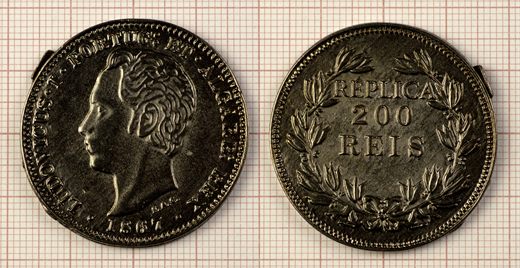 Moeda 60 - 200 Reis 1867