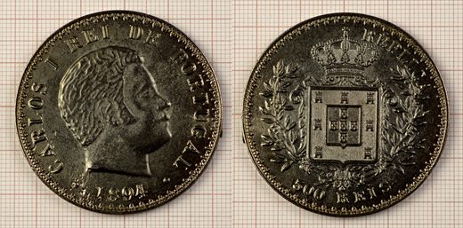 Moeda 63 - 500 Reis 1894
