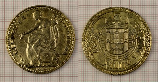 Moeda 72 - 5 Escudos 1920 - Ensaio