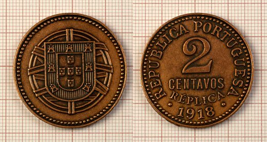 Moeda 74 - 2 centavos 1918