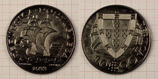 Moeda 79 - 10 Escudos 1933