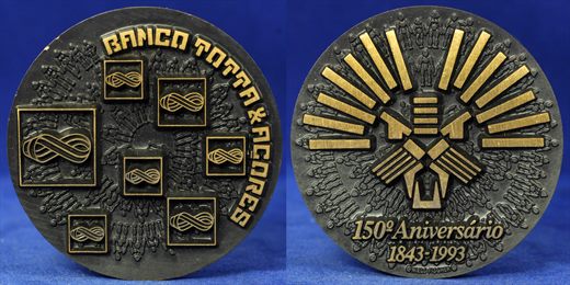 Banco Totta e Acores 150 aniversario 1993