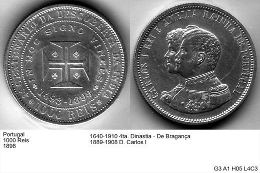 Portugal - Rei 1000 - 1898 - G3 A1 H05 L4C3