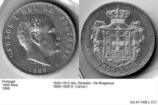 Portugal - Rei 1000 - 1899 - G3 A1 H06