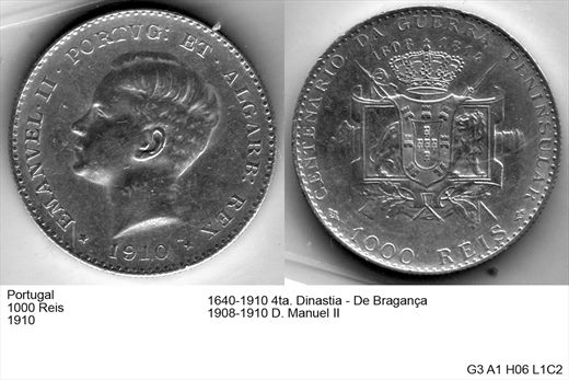 Portugal - Rei 1000 - 1910 - G3 A1 H06