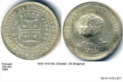Portugal - Rei 200 - 1898 - G5 A1 H10 L3C1