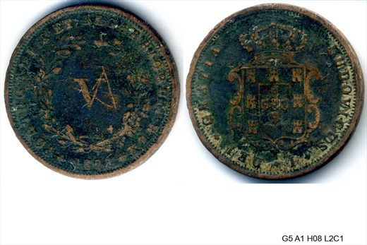 Portugal - Rei 5 - 1873 - G5 A1 H08 L2C1