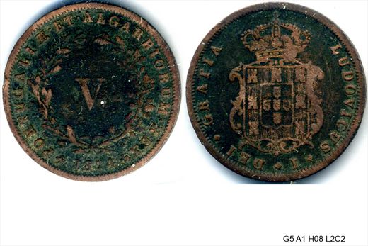 Portugal - Rei 5 - 1874 - G5 A1 H08 L2C2