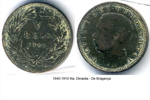 Portugal - Rei 5 - 1882 - G6 A1 H12 L7C1