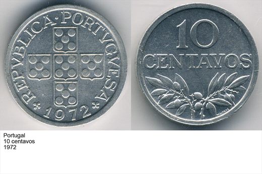Portugal - Centavo 10 - 1972 - G6 A1 H11 L4C5