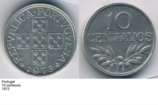 Portugal - Centavo 10 - 1973 - G6 A1 H11 L4C6