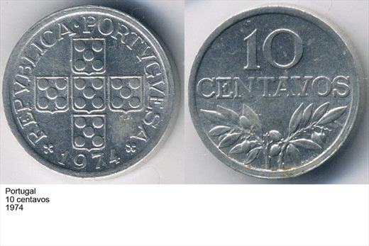 Portugal - Centavo 10 - 1974 - G6 A1 H11 L5C1