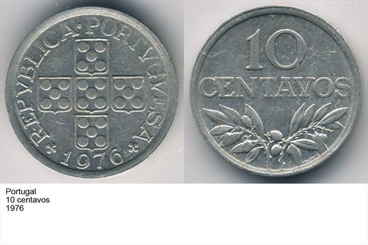 Portugal - Centavo 10 - 1976 - G6 A1 H11 L5C3