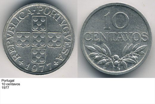 Portugal - Centavo 10 - 1977 - G6 A1 H11 L5C4