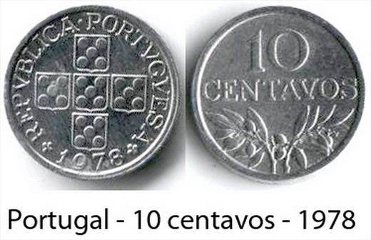 Portugal - centavo 10 - 1978