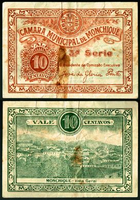 Portugal - Centavo 10 - 1920 - Dinheiro de Emergencia