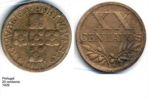 Portugal - Centavo 20 - 1949 - G6 A1 H10 L1C6