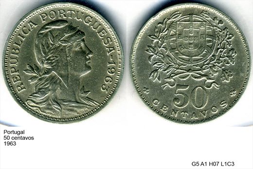 Portugal - Centavo 50 - 1963 - G5 A1 H07 L1C3