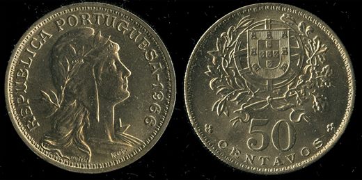 Portugal - Centavo 50 - 1966 - G5 A1 H07 L2C1