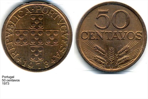 Portugal - Centavo 50 - 1973 - G6 A1 H09 L6C5