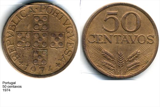 Portugal - Centavo 50 - 1974 - G6 A1 H09 L6C6