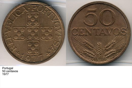 Portugal - Centavo 50 - 1977 - G6 A1 H09 L7C3