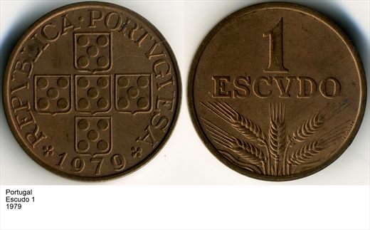 Portugal - Escudo 1 - 1979