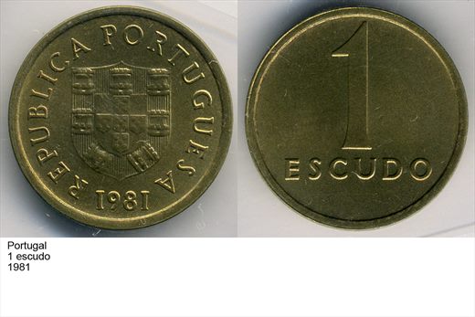 Portugal - Escudo 1 - 1981 - G6 A2 H01 L5C4