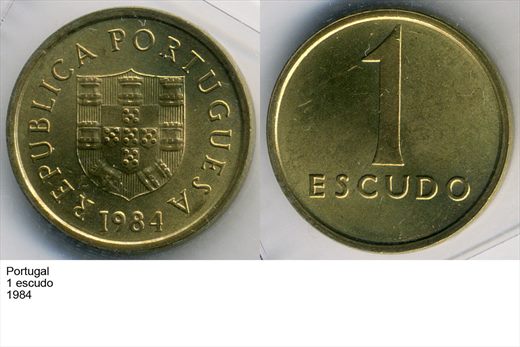 Portugal - Escudo 1 - 1984 - G6 A2 H01 L4C2