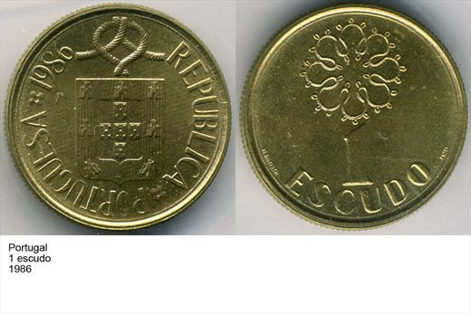 Portugal - Escudo 1 - 1986 - G6 A2 H01 L4C5