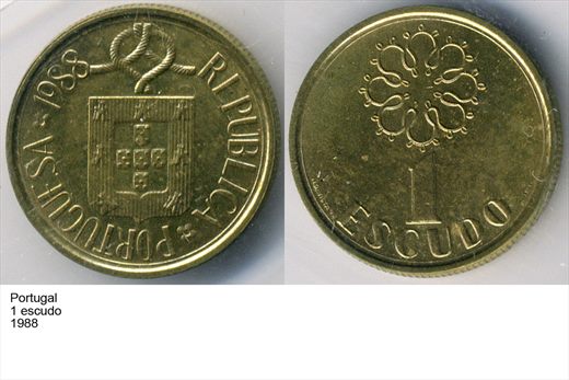 Portugal - Escudo 1 - 1988 - G6 A2 H01 L3C1