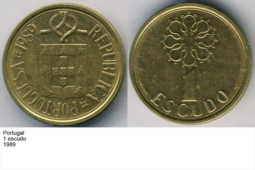 Portugal - Escudo 1 - 1989 - G6 A2 H01 L3C2