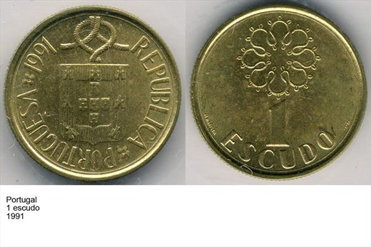 Portugal - Escudo 1 - 1991 - G6 A2 H01 L3C4