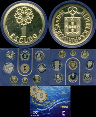 Portugal - Escudo 1 - 1998 - Emissao Comemorativa Expo98 - proof