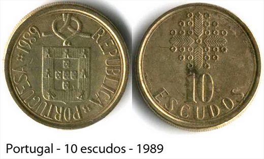 Portugal - Escudo 10 - 1989 ()