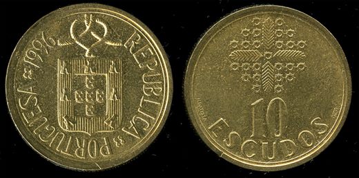 Portugal - Escudo 10 - 1996 - G5 A1 H10 L4C5
