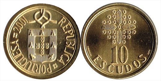 Portugal - Escudo 10 - 2001