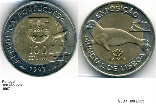 Portugal - Escudo 100 - 1997 - G5 A1 H08 L4C3