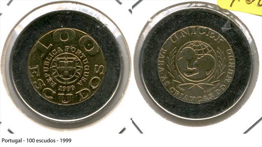 Portugal - Escudo 100 - 1999 (Unicef)