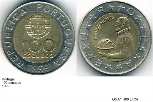 Portugal - Escudo 100 - 1999 - G5 A1 H08 L4C4