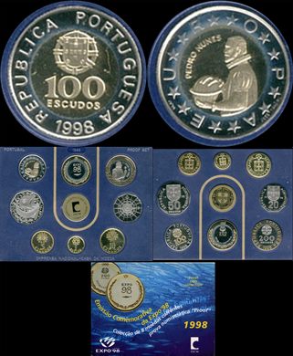 Portugal - Escudo 100 - 1998 Expo98 proof