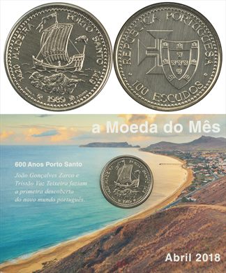 Portugal - Escudo 100 - 1989 (Moeda do Mes Abril 2018)