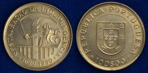 Portugal - Escudo 100 - 1990