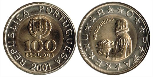 Portugal - Escudo 100 - 2001