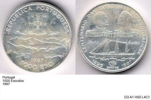 Portugal - Escudo 1000 - 1997 - G3 A1 H02 L4C1