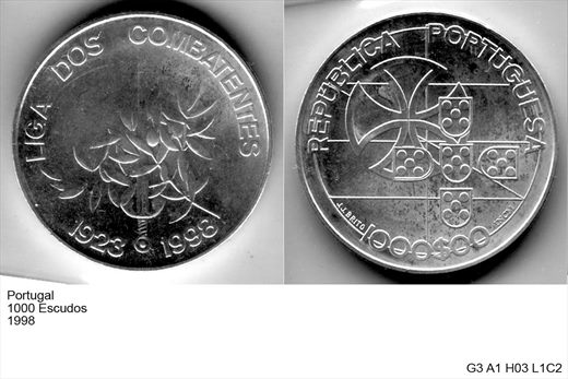 Portugal - Escudo 1000 - 1998 - G3 A1 H03 L1C2