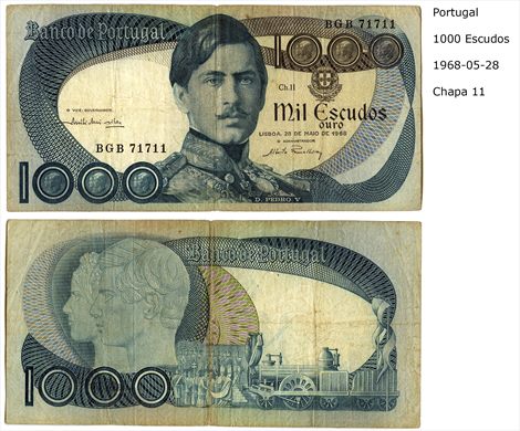 Portugal - Escudo 1000 - 1968-05-28 BGB